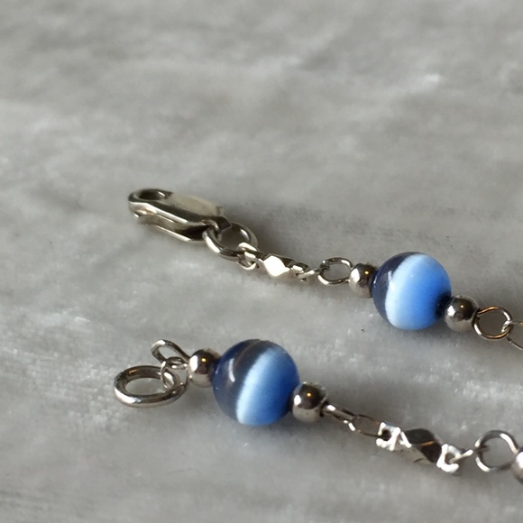 Sterling Silver Cats Eye Bracelet - Picture 6 of 9